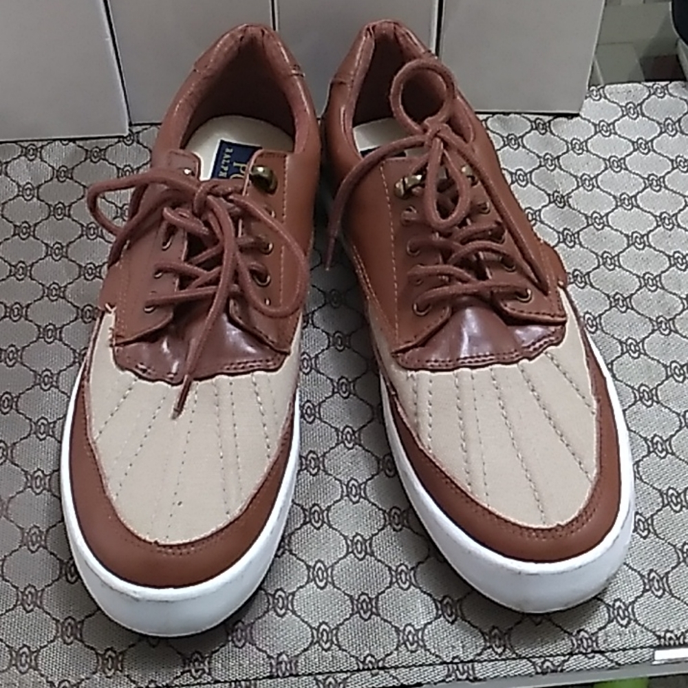 Polo Ralph Lauren Canvas, size 7, Tan/brown